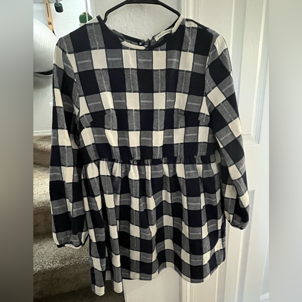 Stevie Hender Flannel mini Dress